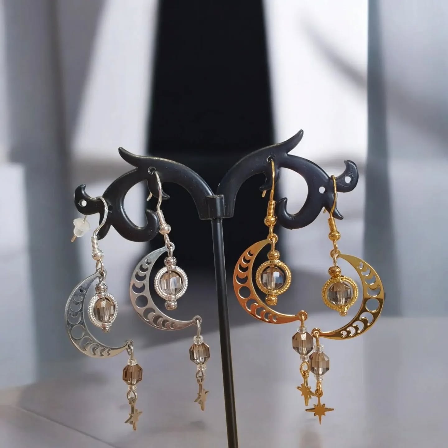 boucles d'oreilles ✨️Celestia Quartz✨️