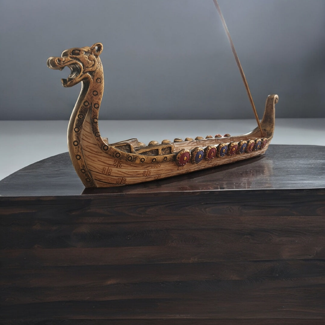 Porte Encens Bateau Viking