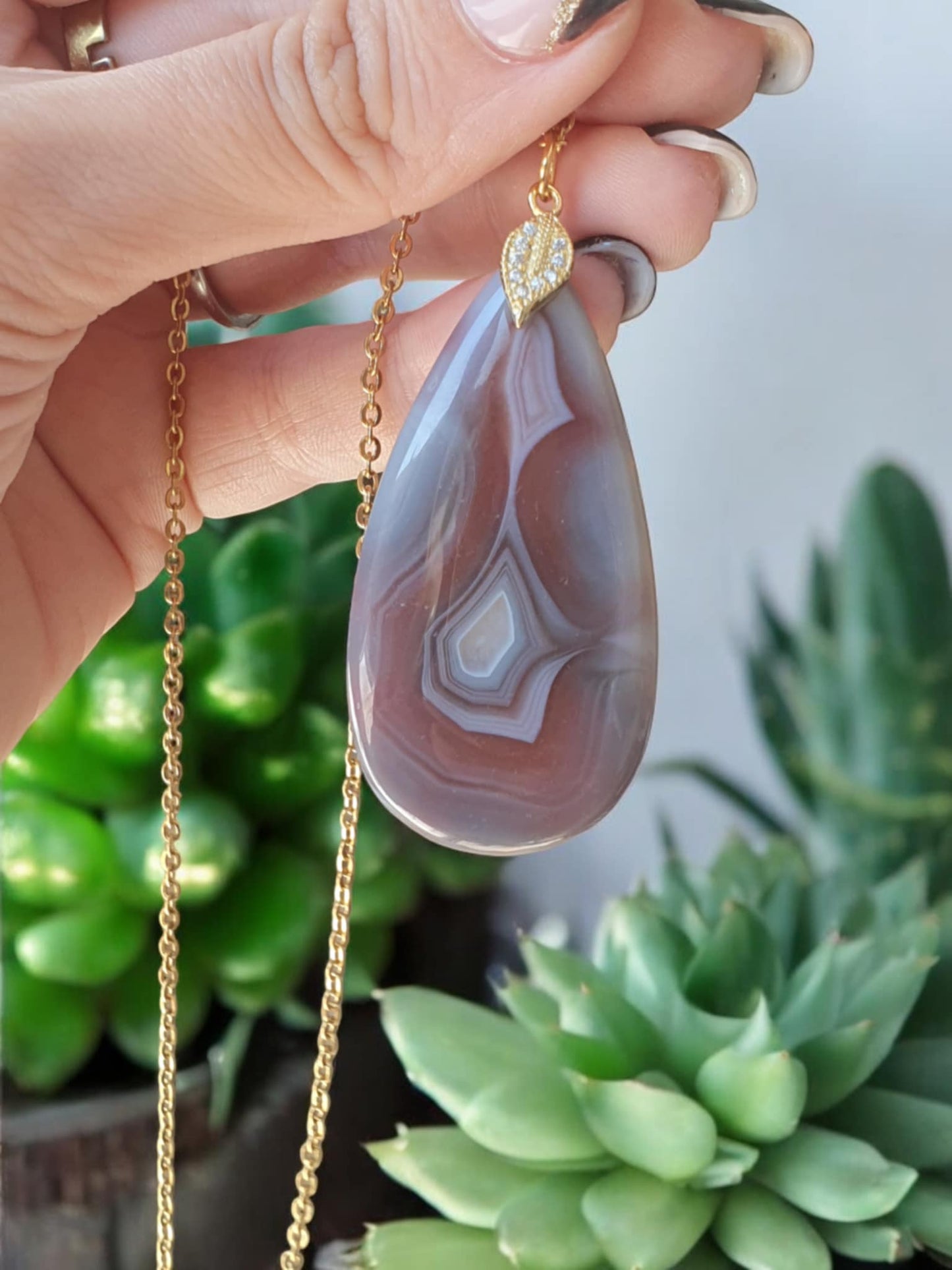 Coffret en Agate de Botswana