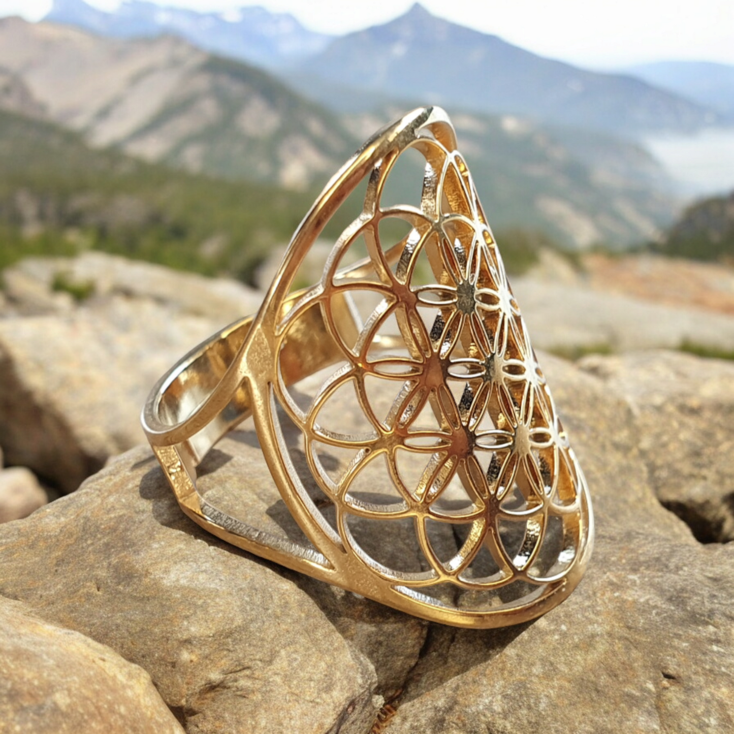 Bague Fleur de Vie -Serie 1-