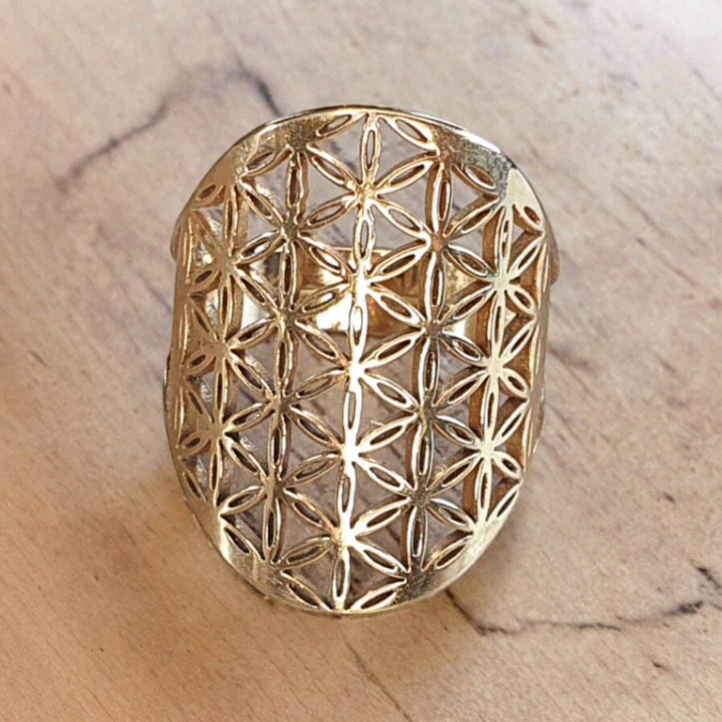 Bague Fleur de vie - serie 2-