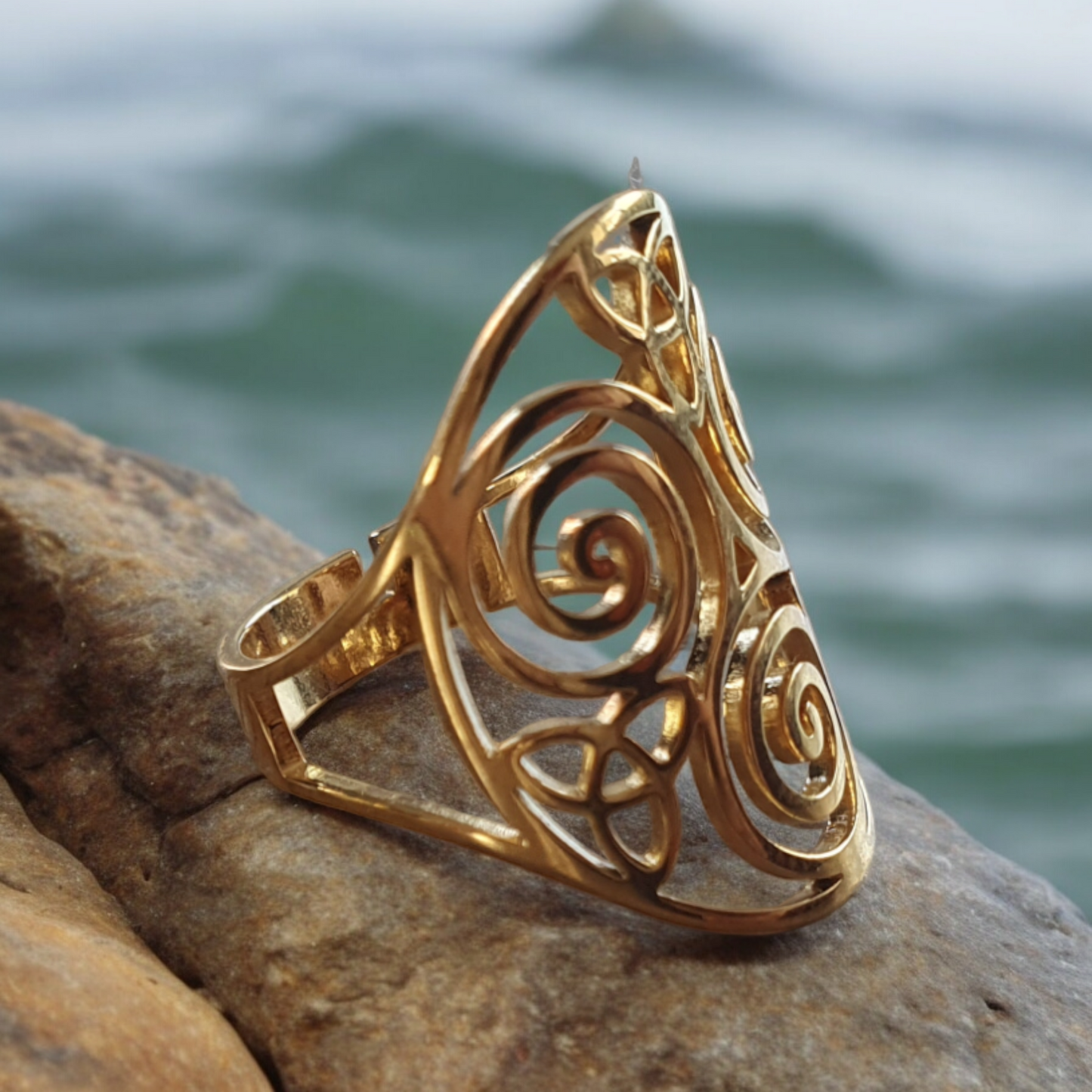 Bague Céltique géométrie sacrée