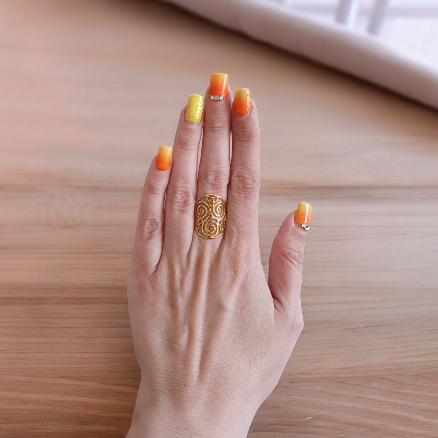 Bague Céltique géométrie sacrée
