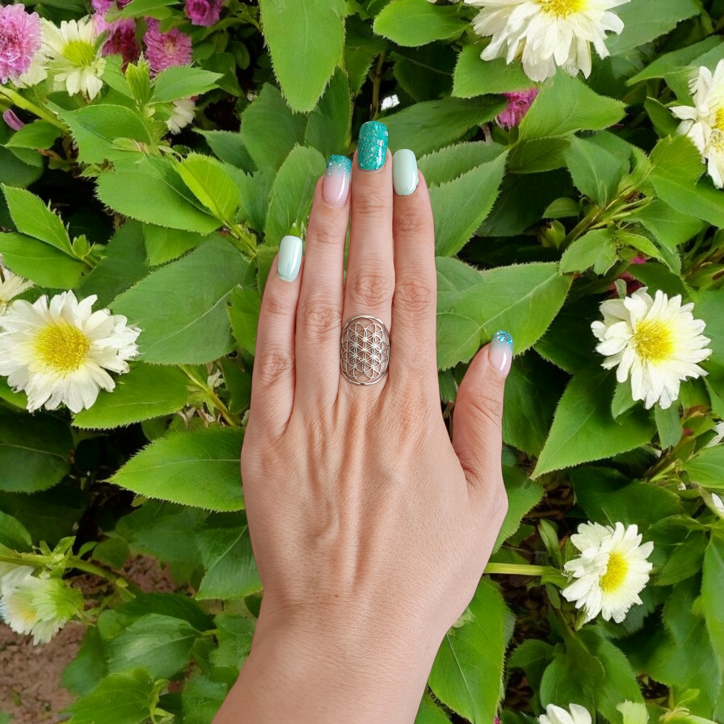 Bague Fleur de Vie -Serie 1-