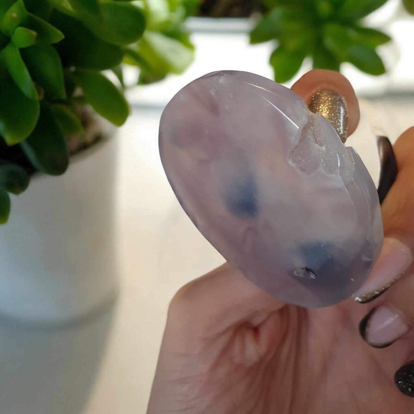 petit Panda et Arbre multi-pierres naturelles sur base en agate