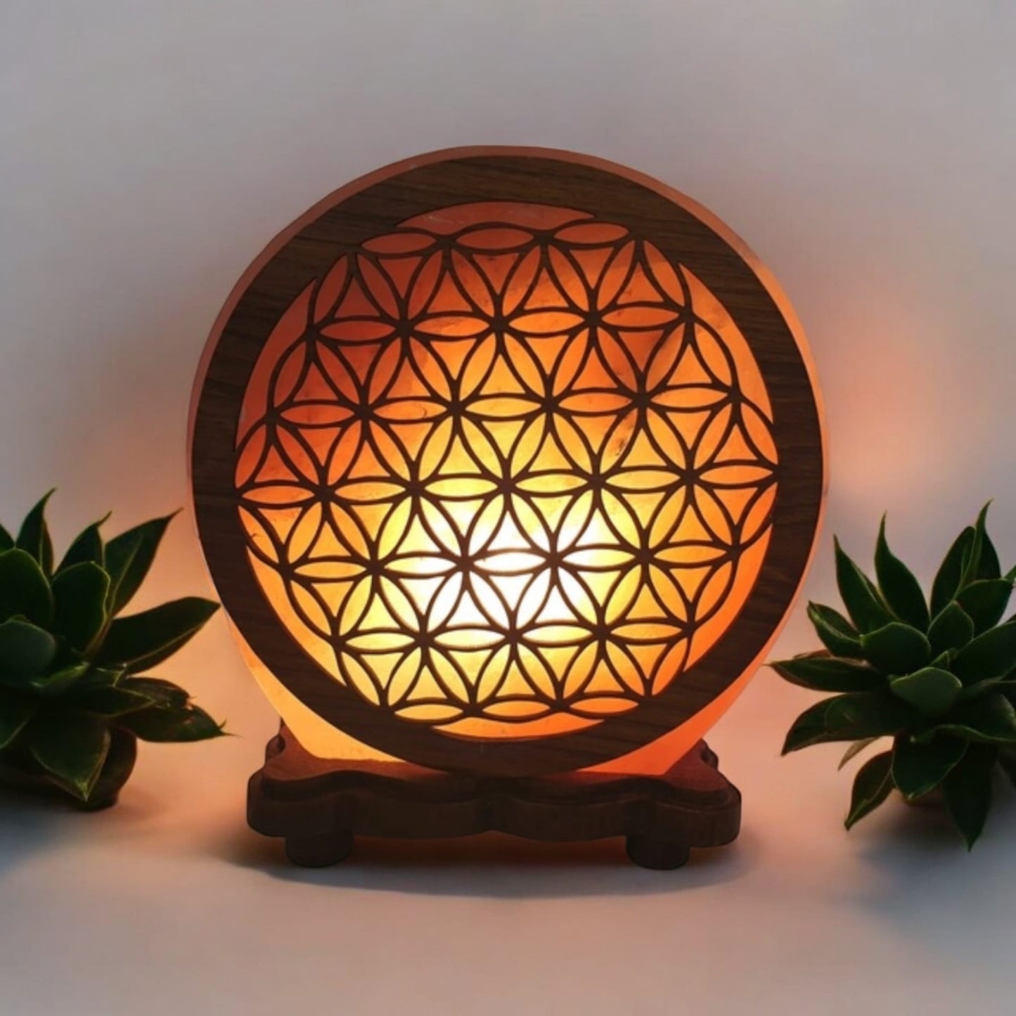 Lampe de Sel Fleur de Vie 5KG