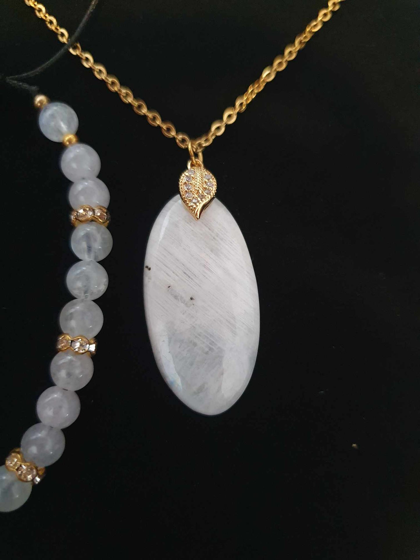 Coffret en Pierre de Lune Blanche