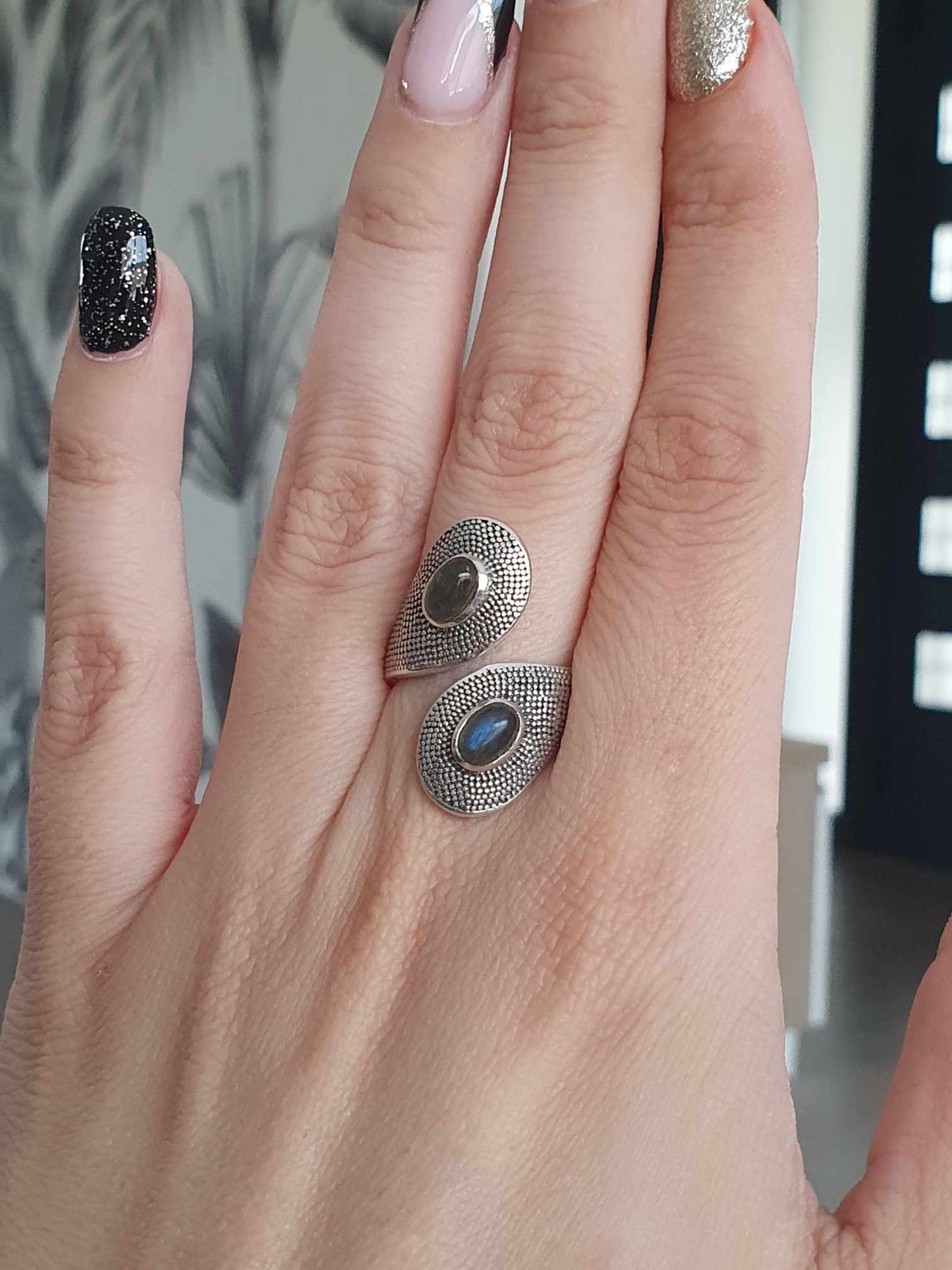 Bague en Argent 925 avec Labradorite
