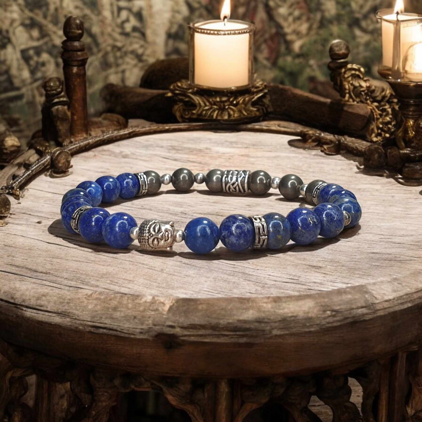 bracelet l'épopée Spirituelle- perles 8mm.