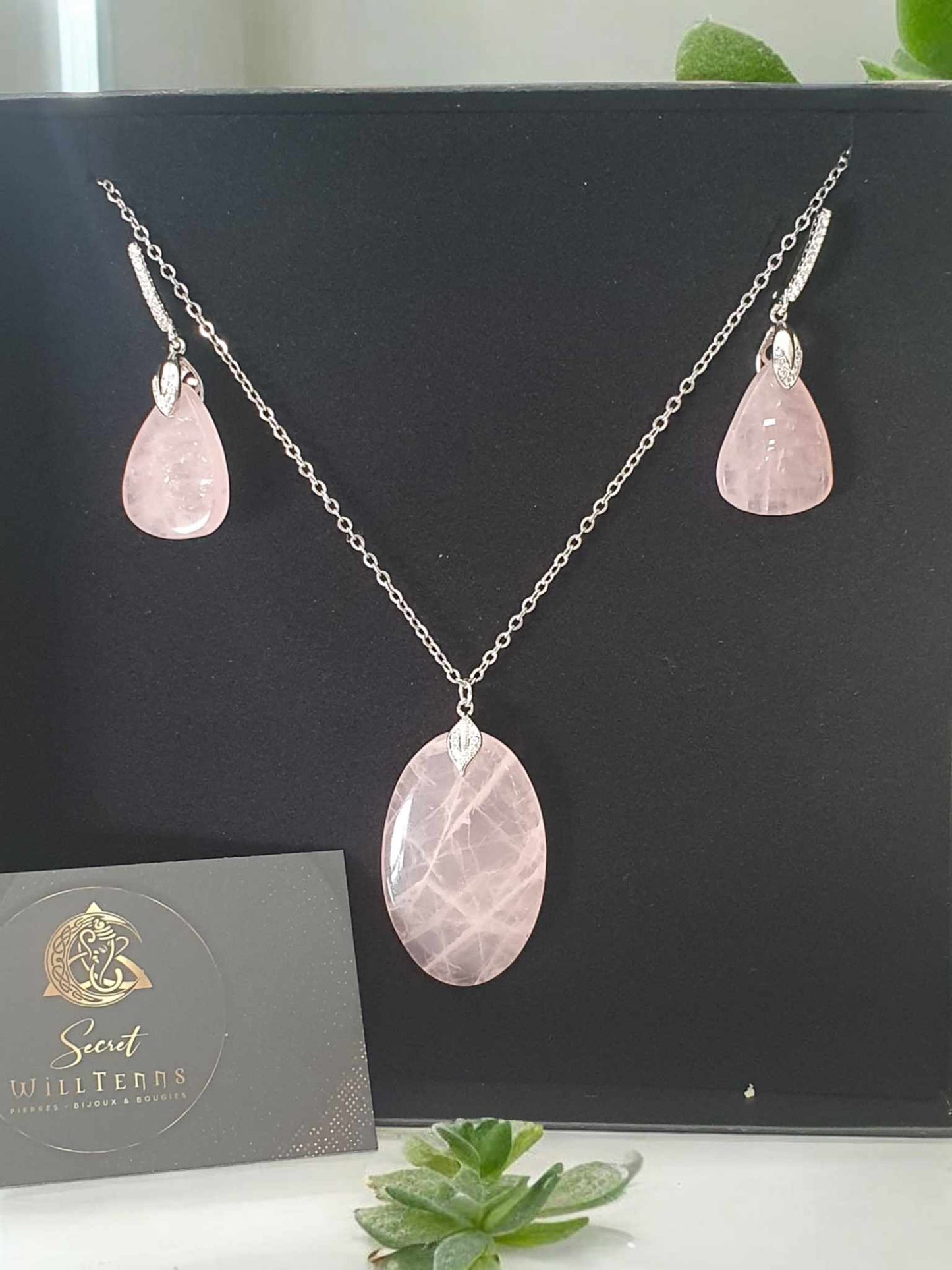 Coffret en Quartz Rose