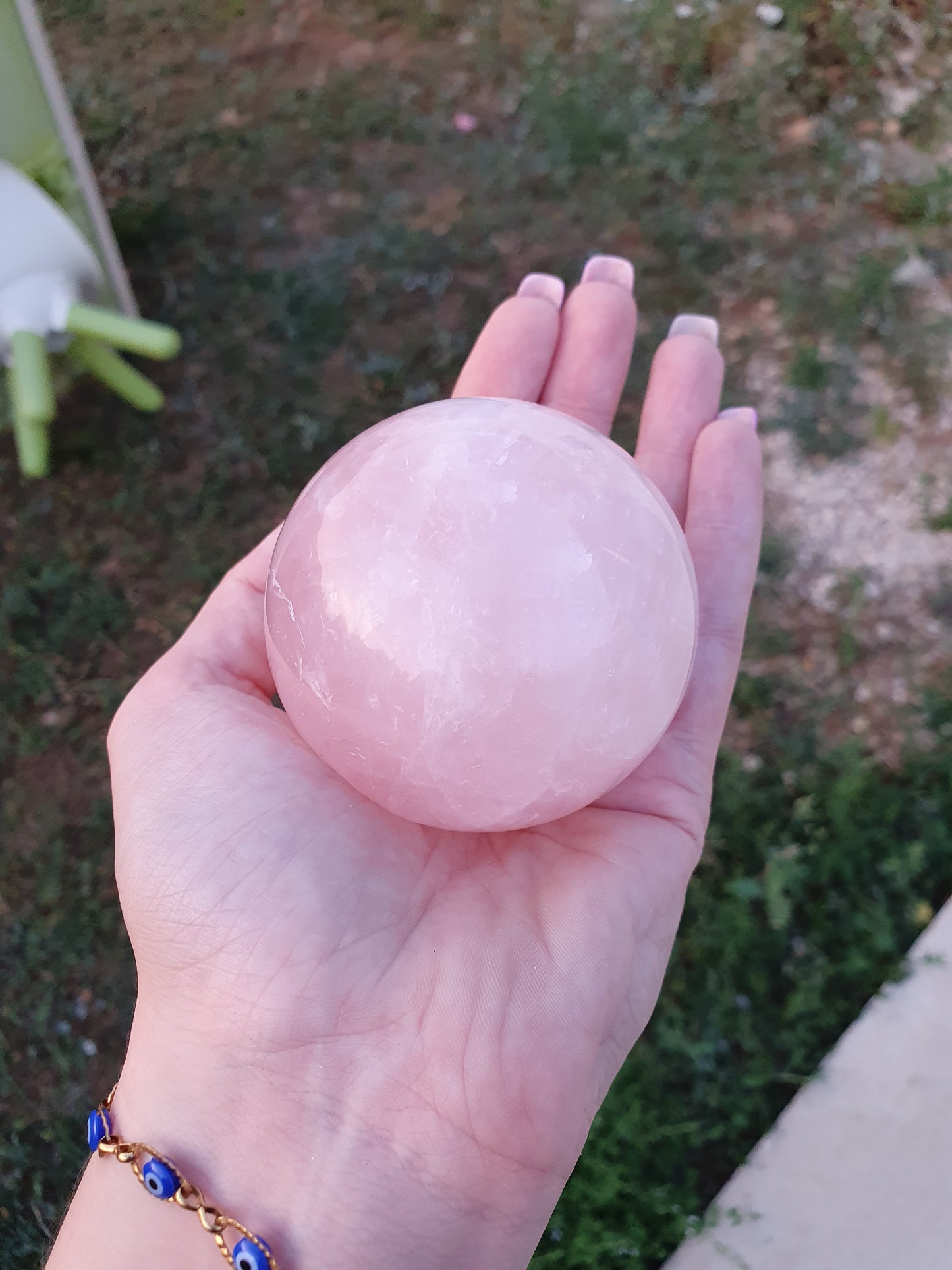 Sphère en Quartz Rose 6.5cm