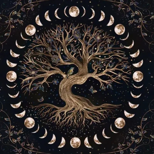 Nappe arbre de vie et cycle lunaire