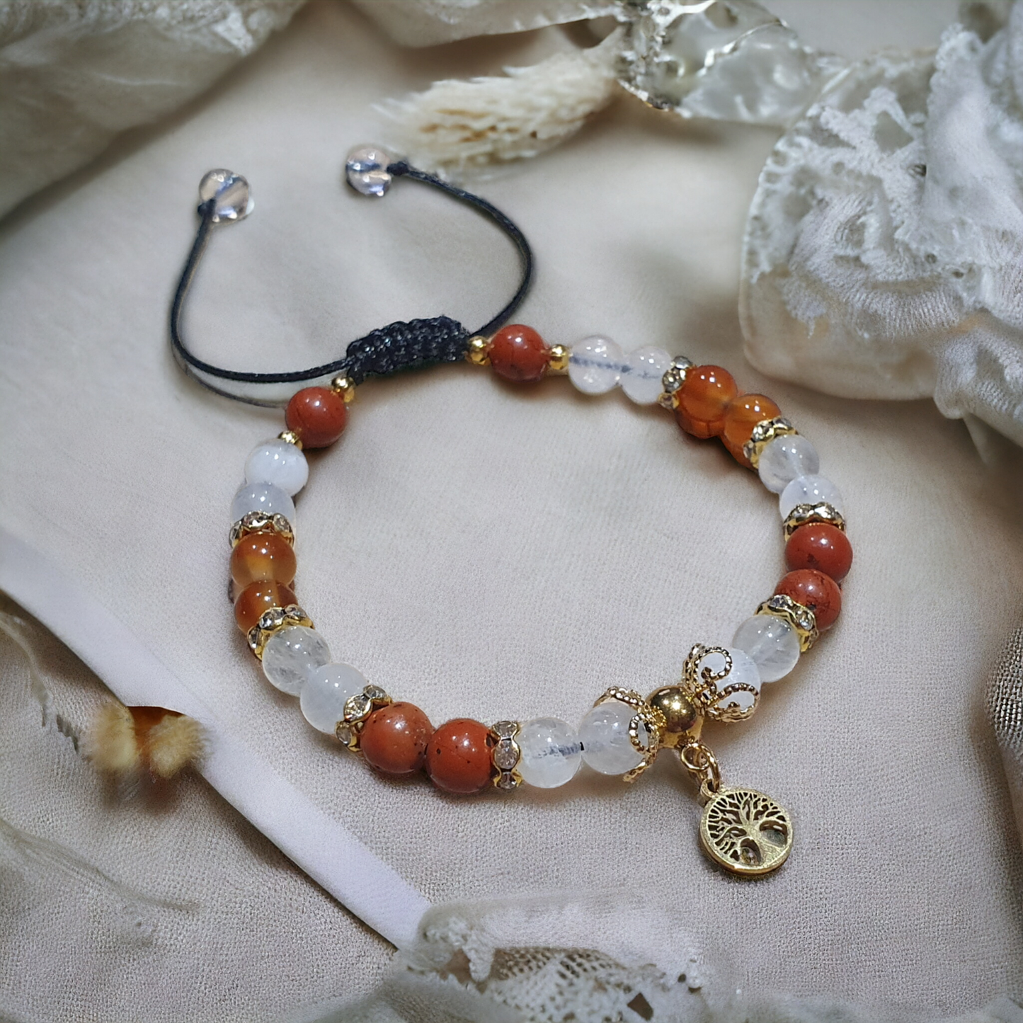 🌿 Bracelet de la Fertilité – Énergie & Harmonie Féminine 🌿