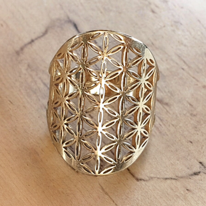 Bague Fleur de vie - serie 2-