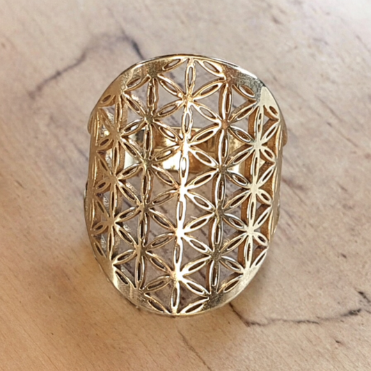 Bague Fleur de vie - serie 2-