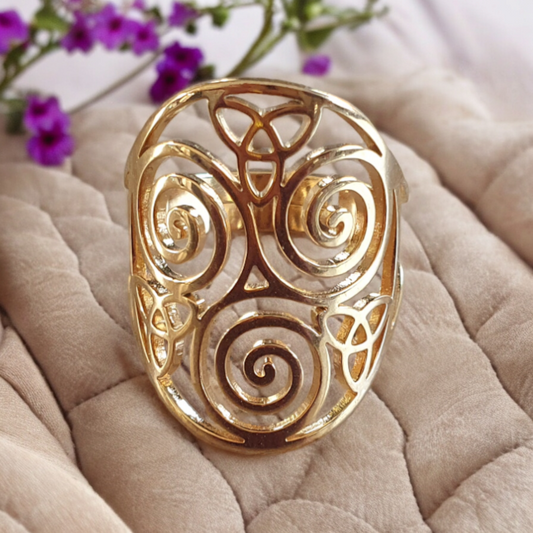 Bague Céltique géométrie sacrée