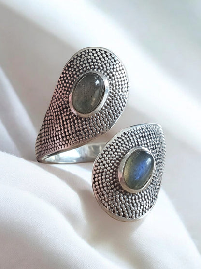 Bague en Argent 925 avec Labradorite