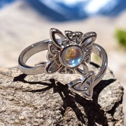 Bague "Lune Celtique"