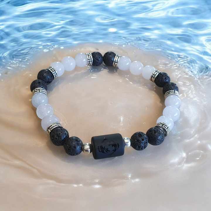 bracelet du Poisson -Aigue Marine
