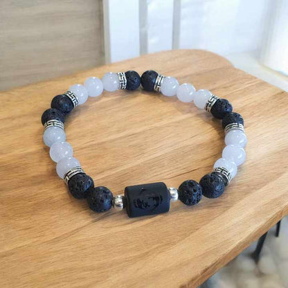 bracelet du Poisson -Aigue Marine