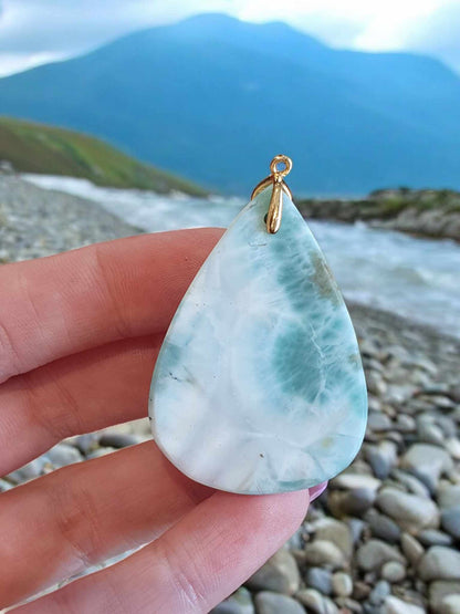 Pendentif en Larimar