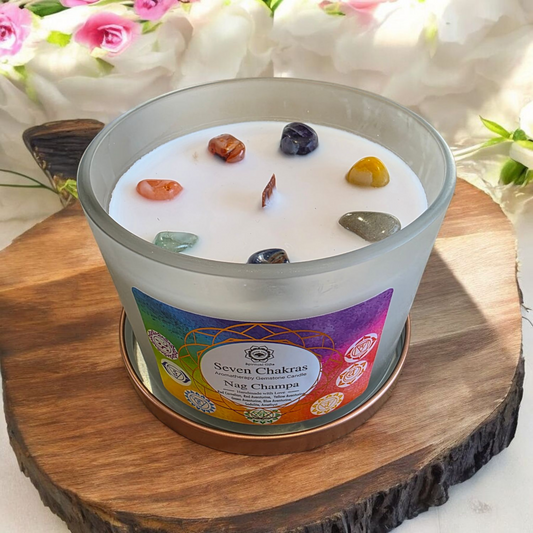 Bougie 7 Chakras-Nag Champa