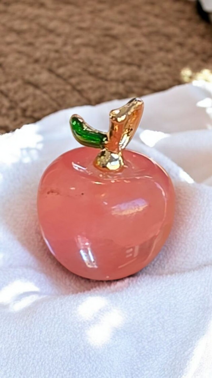 Pendentif Pomme en Pierre Naturelle