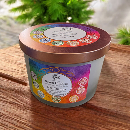 Bougie 7 Chakras-Nag Champa
