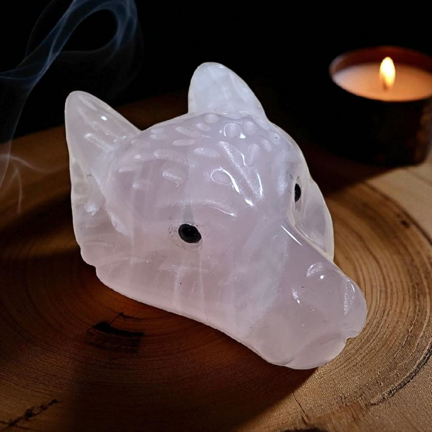 Pendentif tête de loup