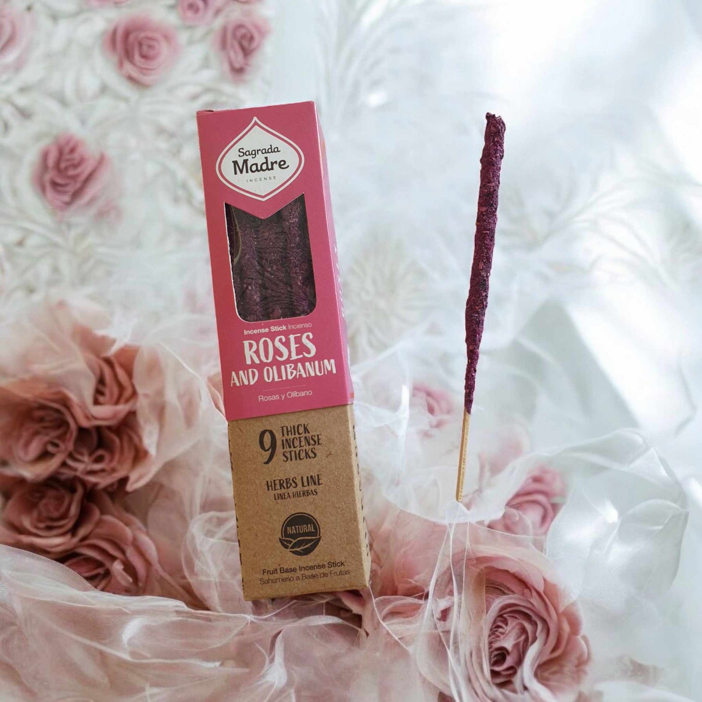 Sagrada Madre Encens aux herbes Rose & Olibanum