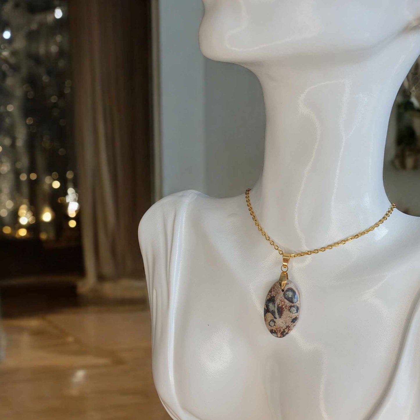 Pendentif en Rhyolite