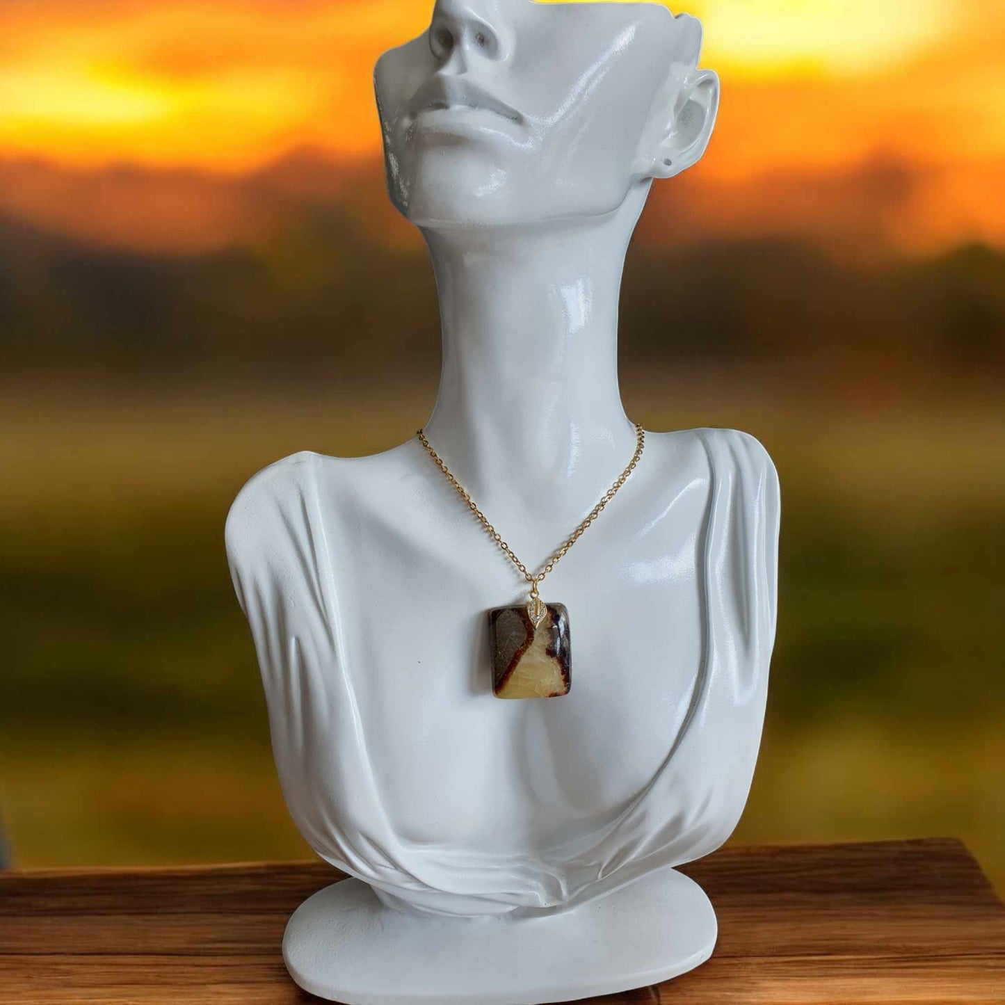 pendentif la Septaria : La Pierre du Dragon